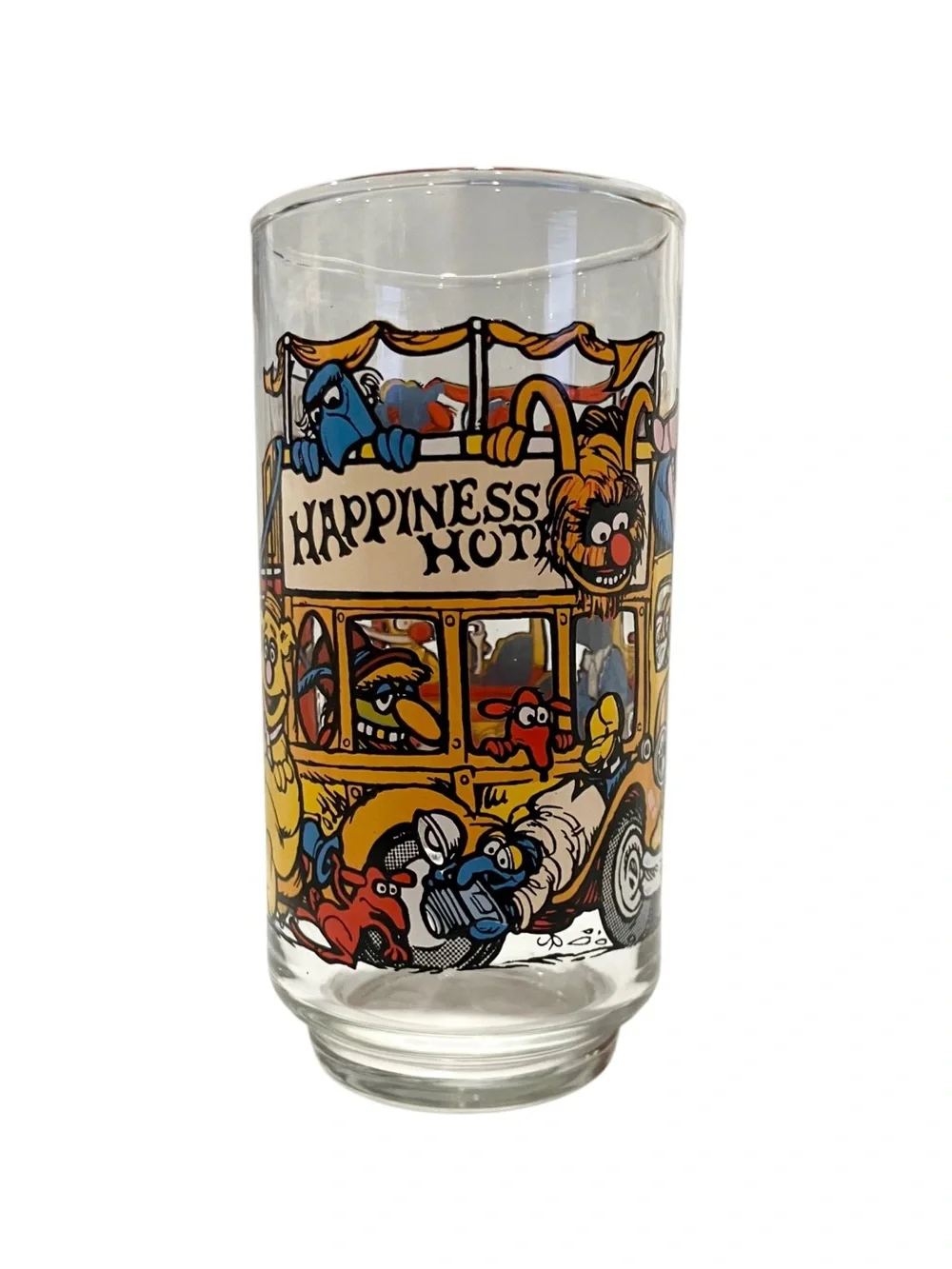 Vintage 1981 Mcdonald’s Muppets Drinking Glasses 'The Great Muppet Caper' Series